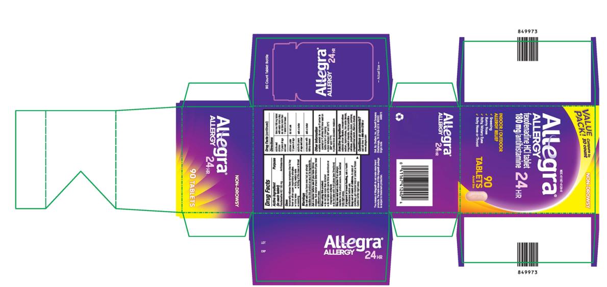 Allegra
ALLERGY
180 mg/ antihistamine
24 HR
90 TABLETS