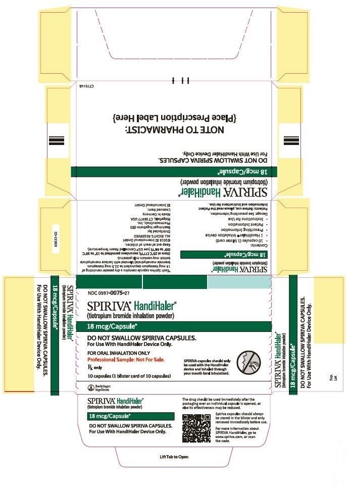 Spiriva FDA prescribing information, side effects and uses