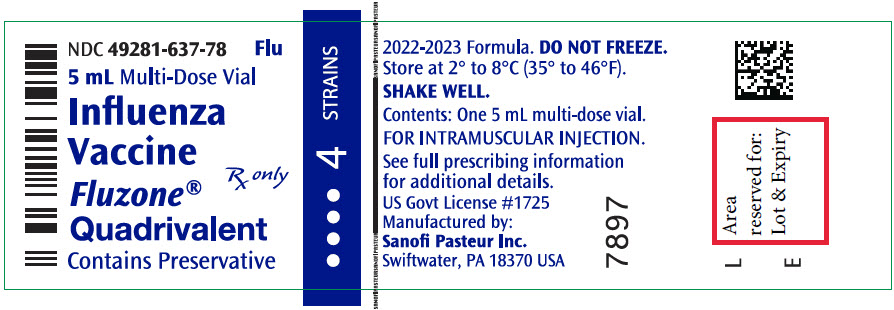 PRINCIPAL DISPLAY PANEL - 5 mL Vial Label - 49281-637-78