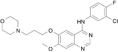 structural formula for gefitinib