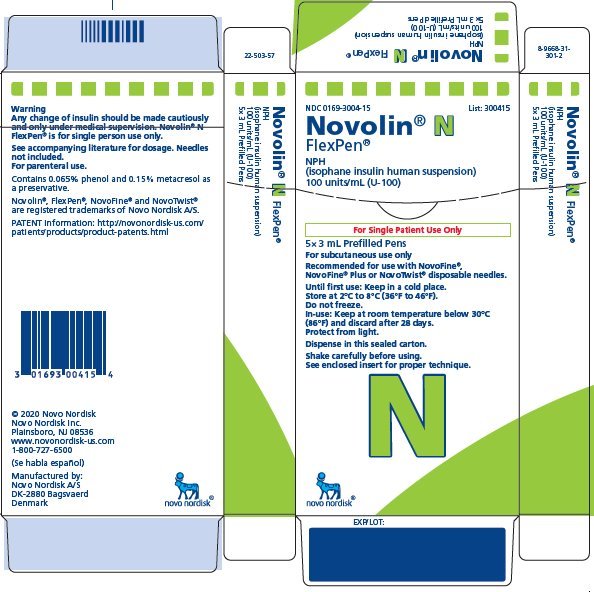 Image of Novolin N FlexPen carton