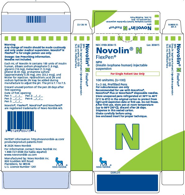 Image of Novolin N FlexPen carton