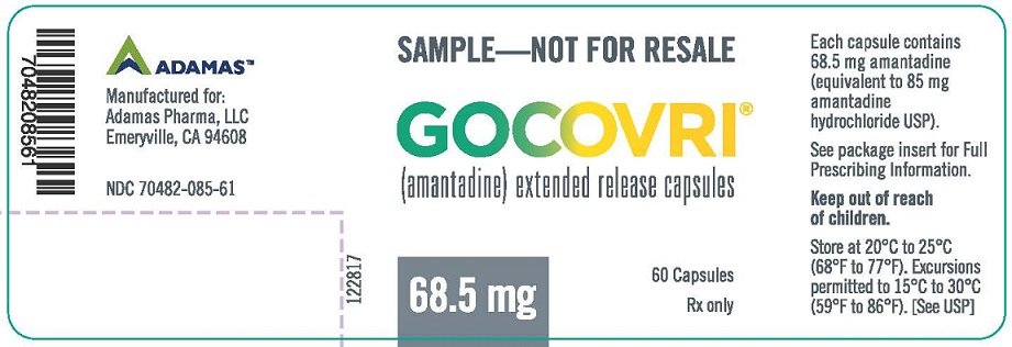 68.5 mg Sample Package, 60 Capsule Bottle Label