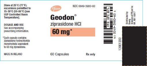 Principal Display Panel - 60 mg Capsule Bottle Label