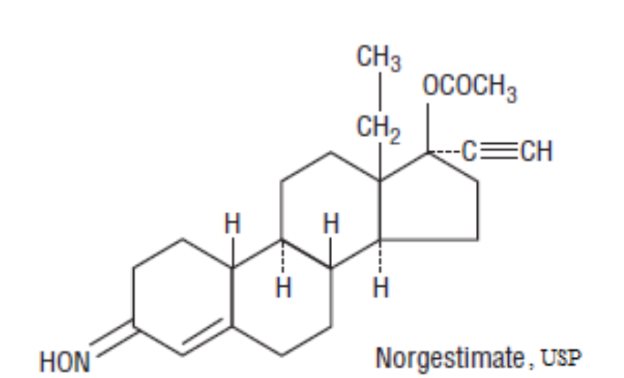 Norgestimate Structure