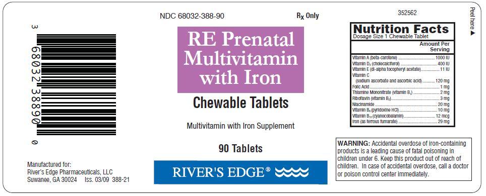 RE Prenatal Multivitamin with Iron - FDA prescribing information, side