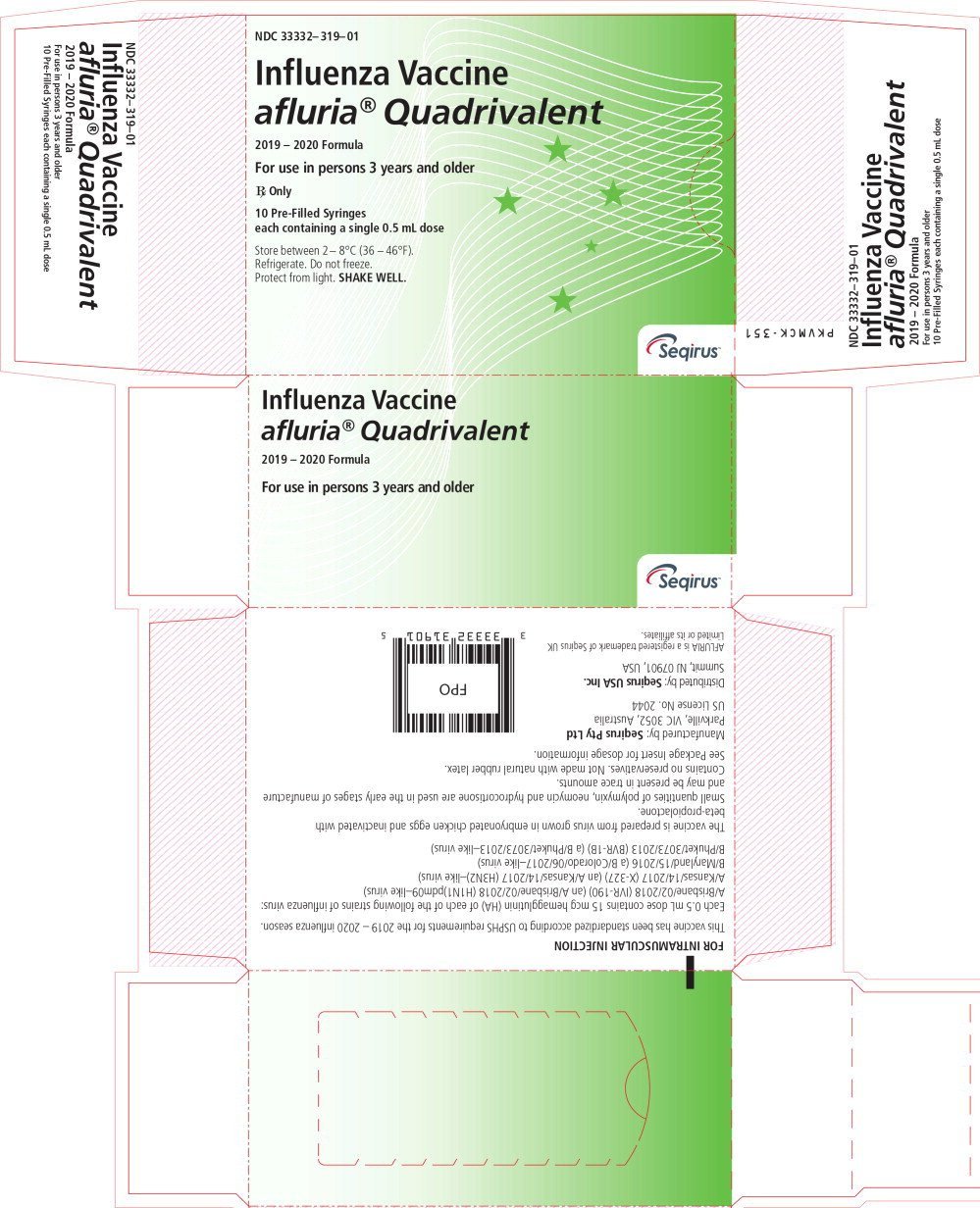 Afluria Quadrivalent FDA prescribing information, side effects and uses