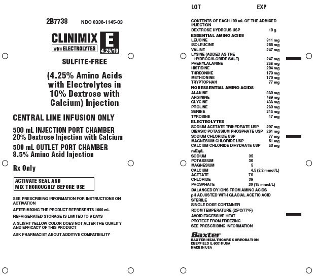 Clinimix E Representative Container Label 0338-1145