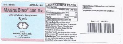 MagneBind 400 Rx label