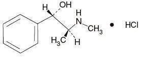 Pseudoephedrine Hydrochloride USP structural formula