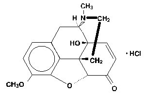 oxycodone structural Formula