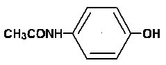 acetaminophen structural formula