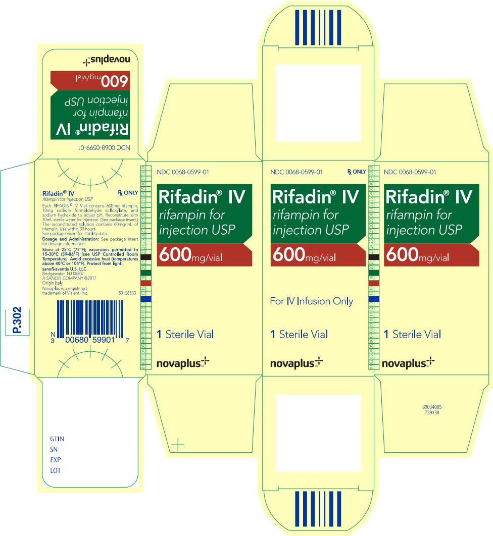 PRINCIPAL DISPLAY PANEL - 600 mg Vial Carton