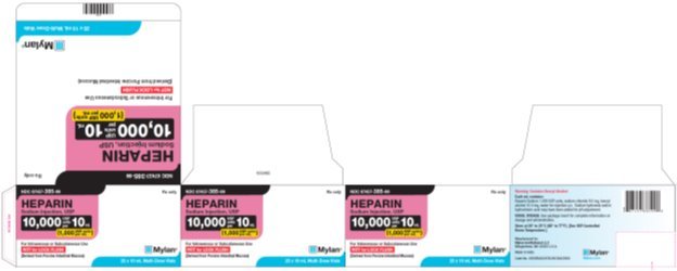 Heparin Sodium Injection, USP 30,000 USP units per 30 mL Carton Label