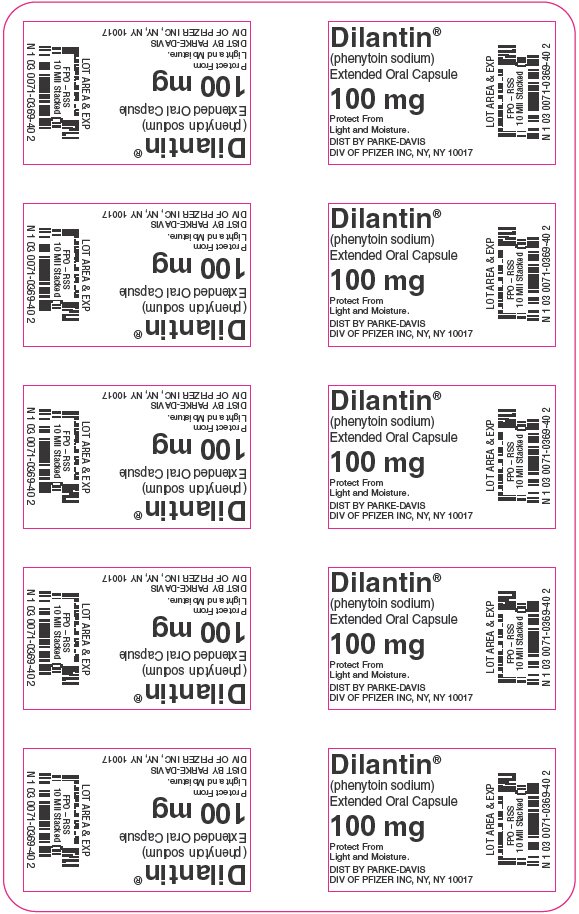 PRINCIPAL DISPLAY PANEL - 100 mg Capsule Blister Pack