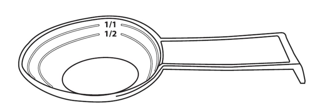 gradated spoon