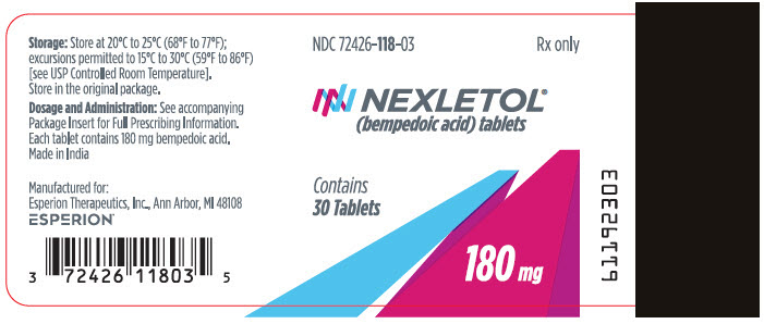 PRINCIPAL DISPLAY PANEL - 180 mg Tablet Bottle Label