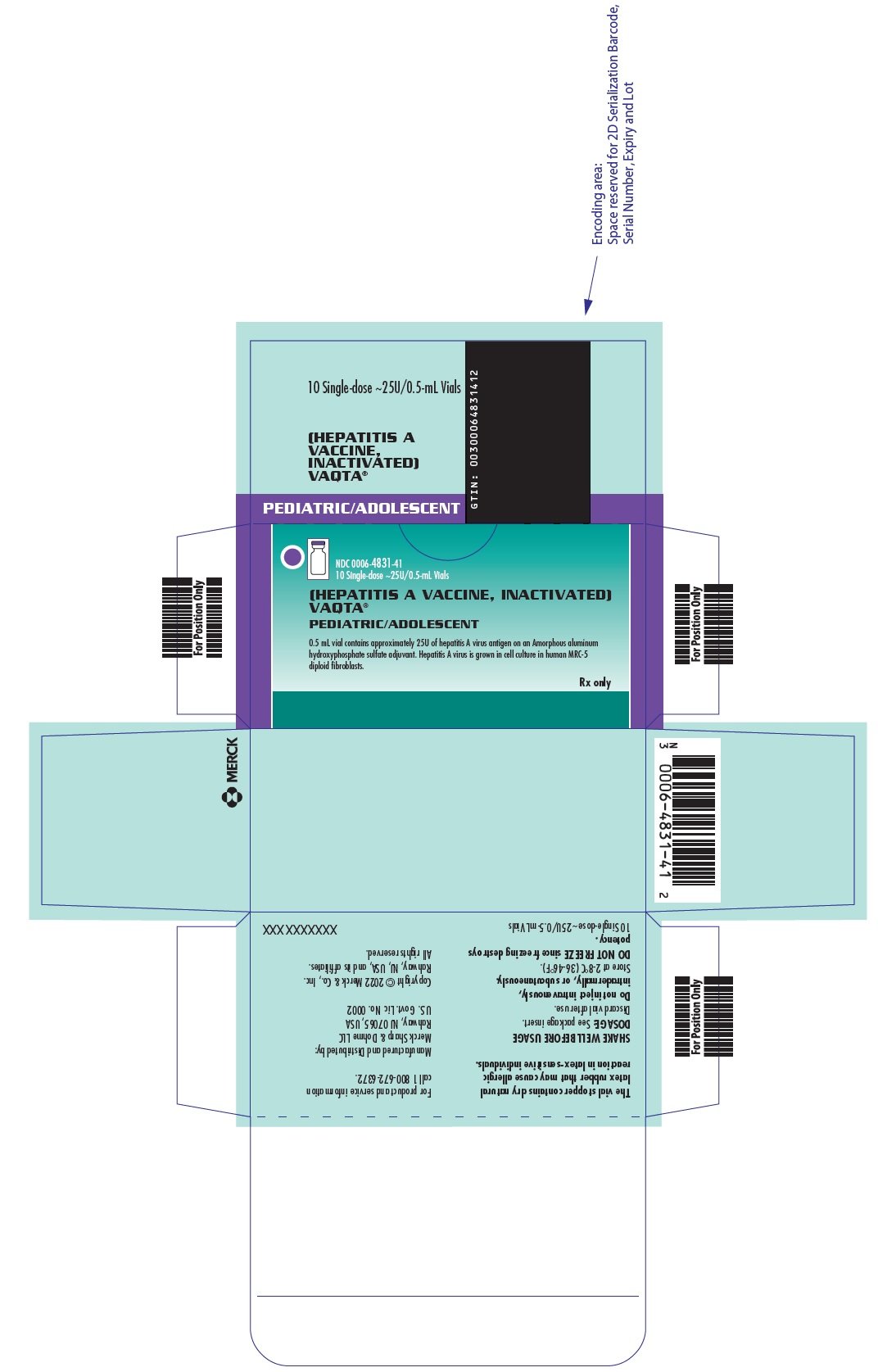 PRINCIPAL DISPLAY PANEL - 0.5 mL Vial Carton