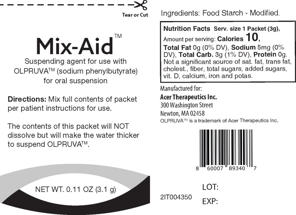 Principal Display Panel – Mix-Aid Label
