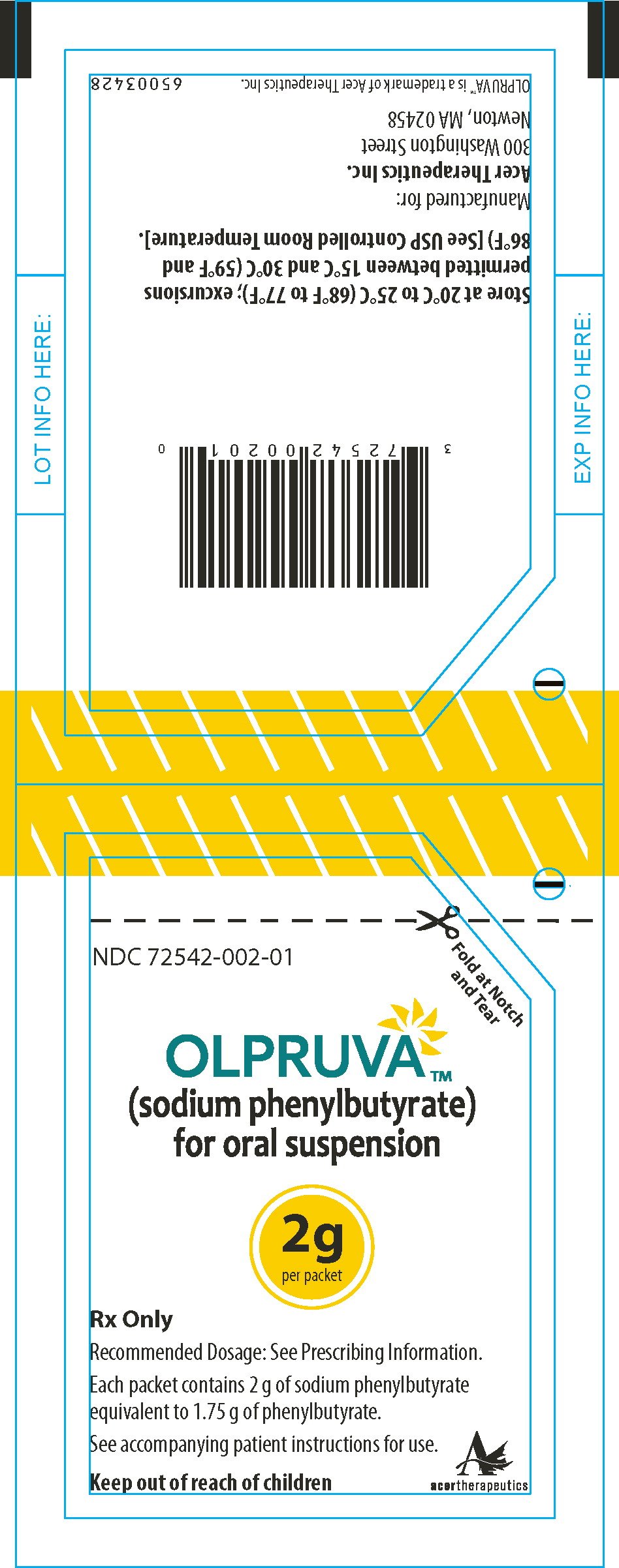 Principal Display Panel -  2 g Pouch Label
