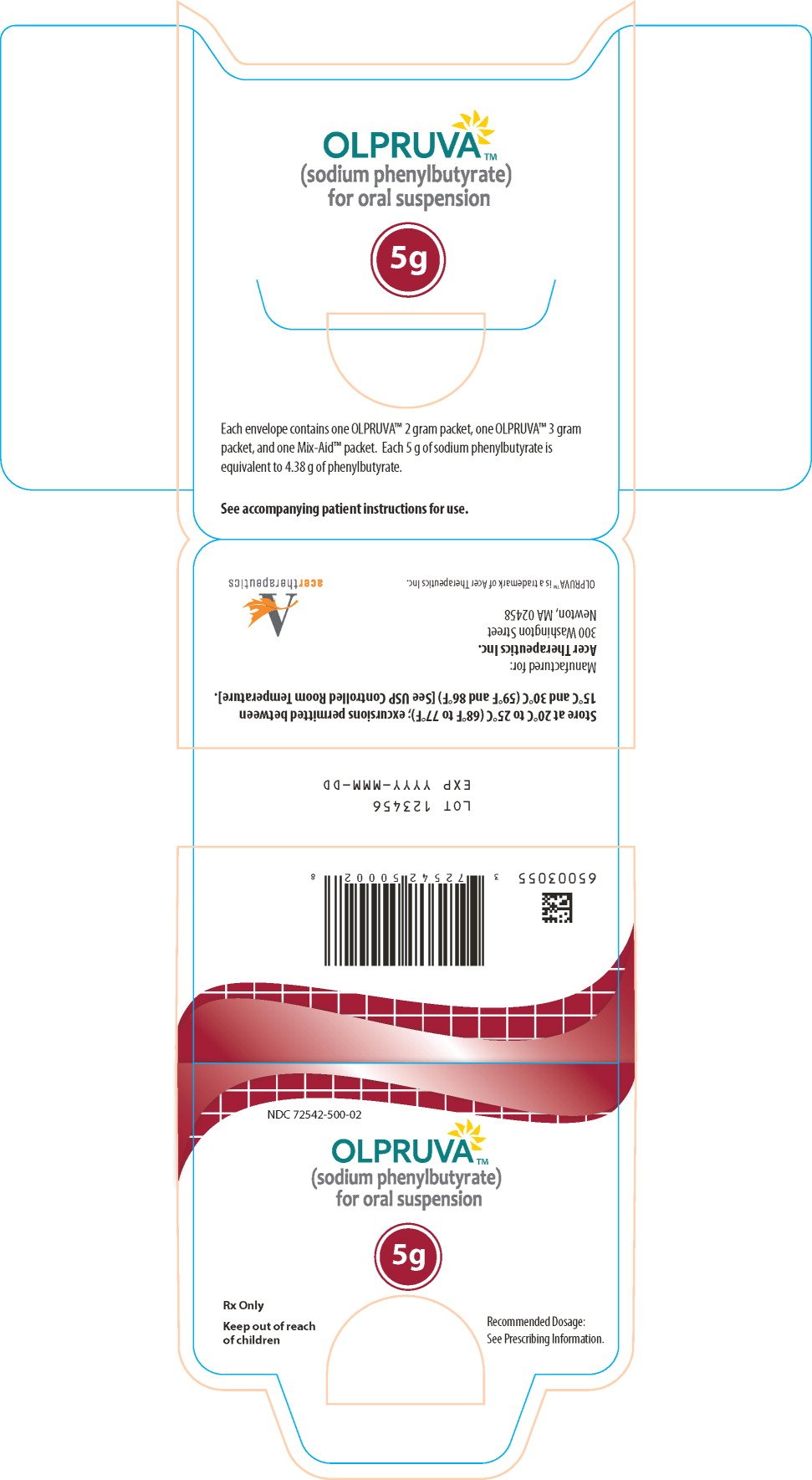 Principal Display Panel -  5 g Envelope Label
