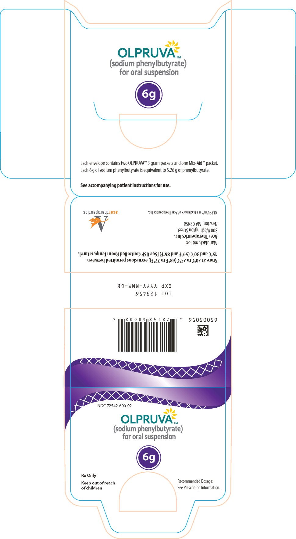 Principal Display Panel -  6 g Envelope Label
