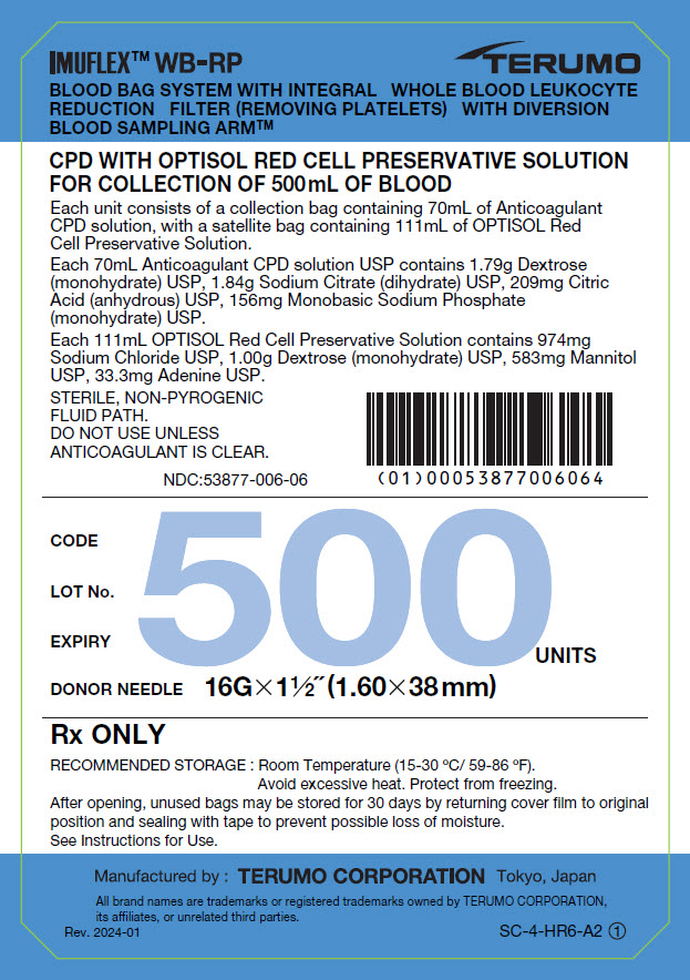 IMUFLEX WB-RP Blister-Case label text