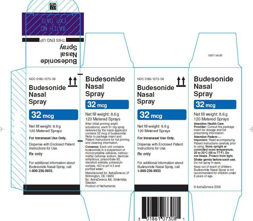 Budesonide Nasal Spray 32 mcg Carton