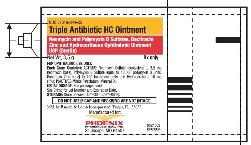 Triple Antibiotic HC Ointment (Preprinted tube 3.5 gram - Phoenix)