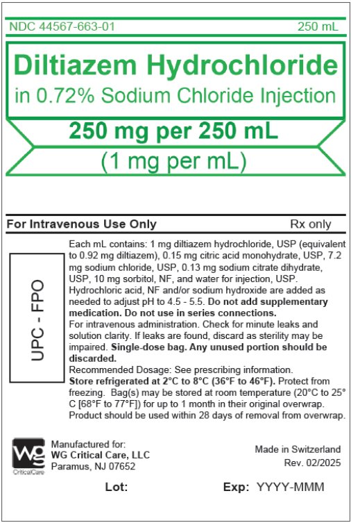 Diltiazem HCl in 0.72% Sodium Chloride Injection 250 mg per 250 mL bag image
