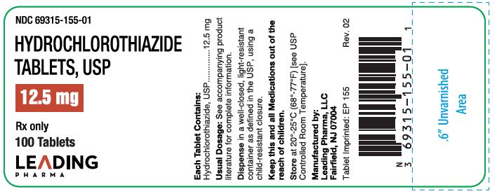 12.5 mg 100 Count Label