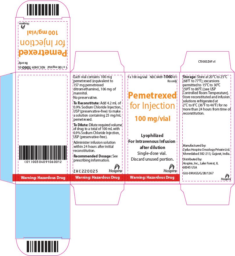 PRINCIPAL DISPLAY PANEL - 100 mg Vial Carton