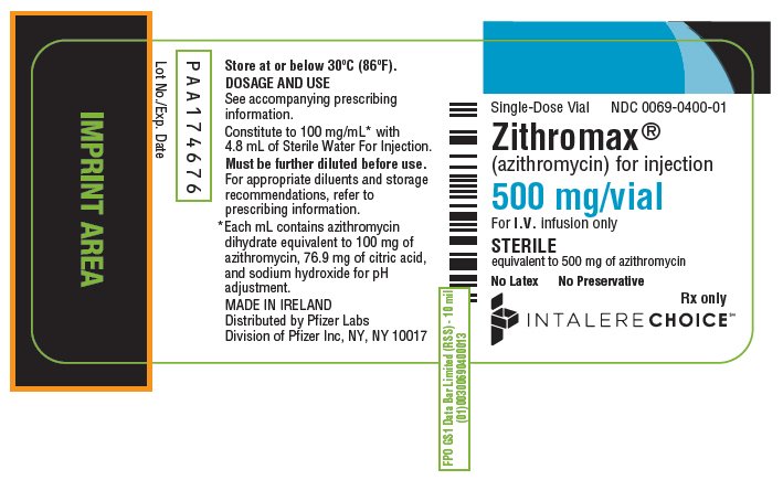 PRINCIPAL DISPLAY PANEL - 500 mg Vial Label