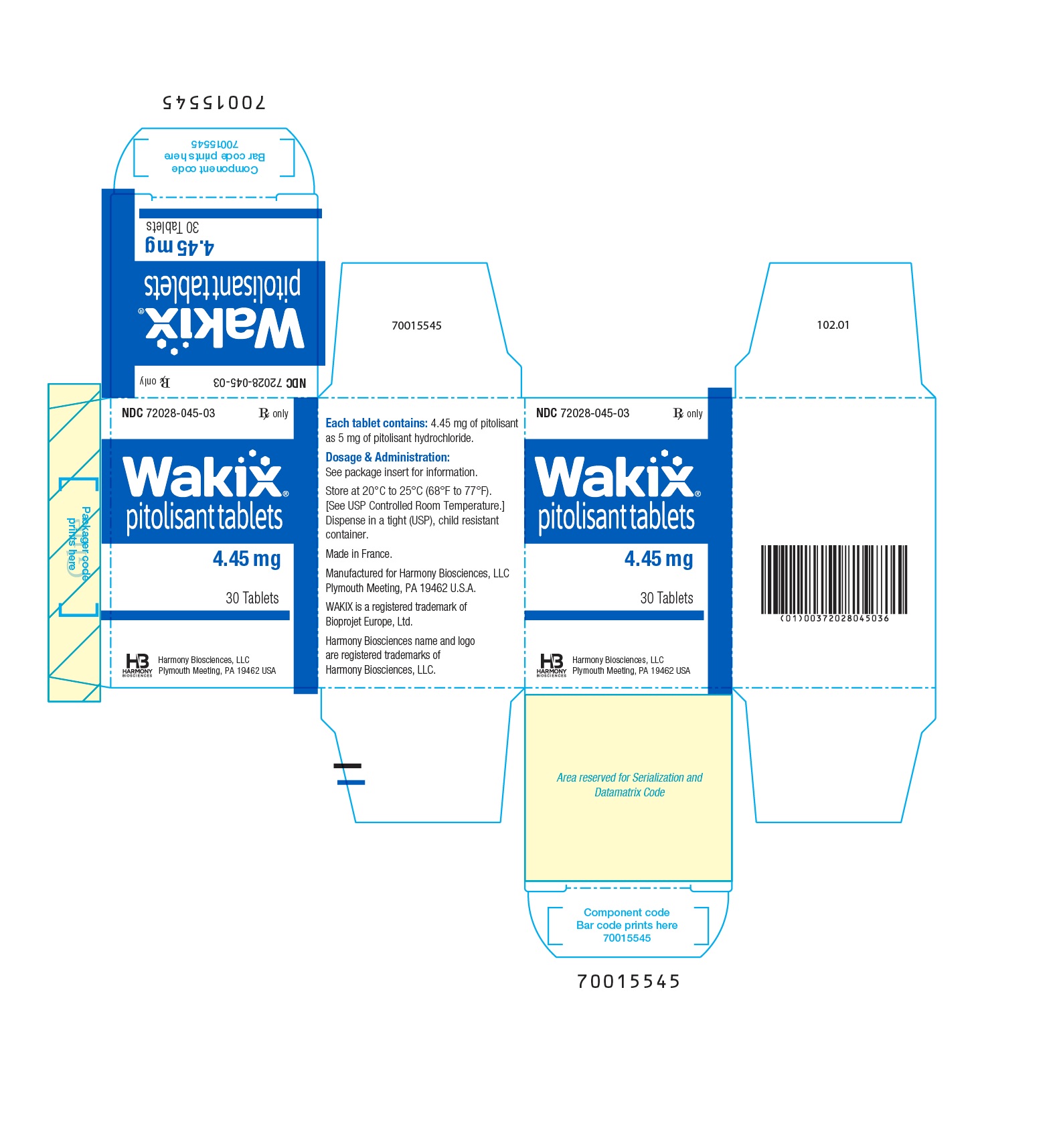 4.45 mg Carton Label