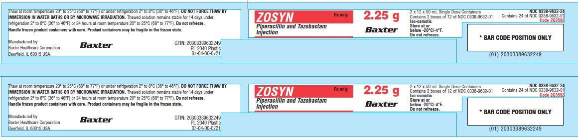 Zosyn Representative Carton Label - 0338-9632-24 1 of 2