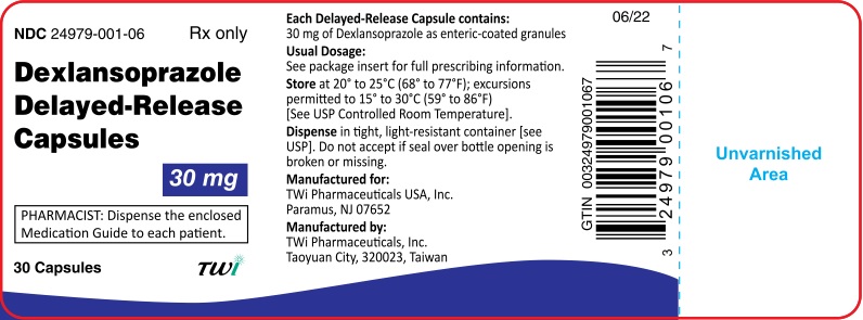 PRINCIPAL DISPLAY PANEL - 30 mg Capsule Bottle Label