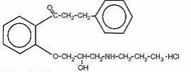 propafenone hydrochloride chemical structure