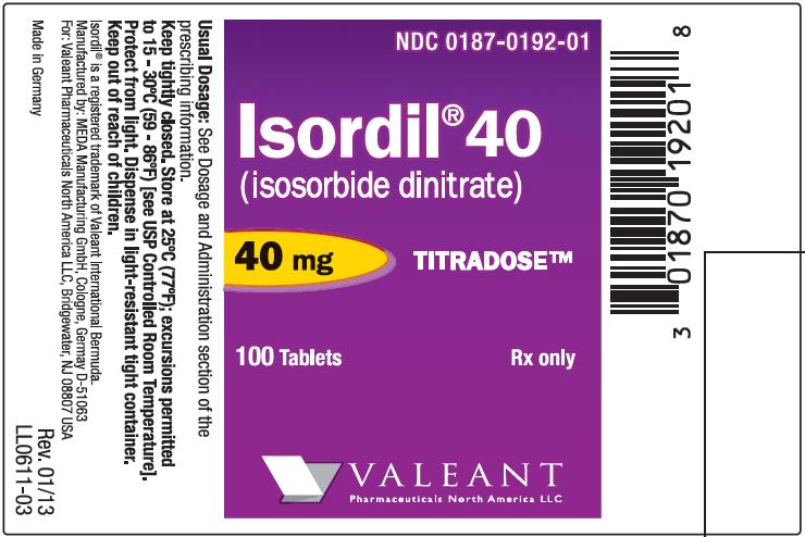 Isosorbide Dinitrate Dosing Interval