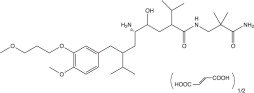 Aliskiren Hemifumarate Structural Formula
