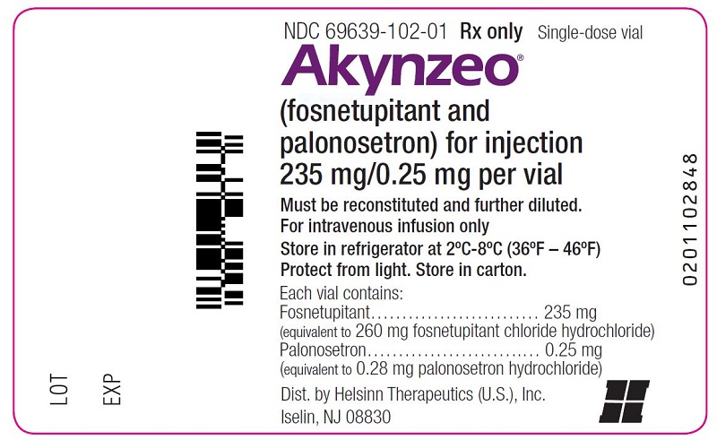 Akynzeo vial label