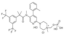 fosnetupitant chem structure