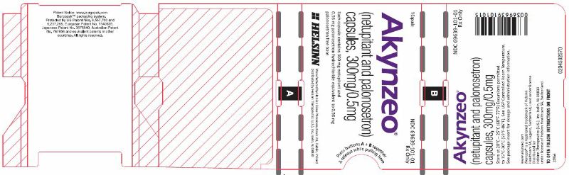 NDC 62856-796-01 Akynzeo (netupitant and palonosetron) capsules, 300mg/0.5mg