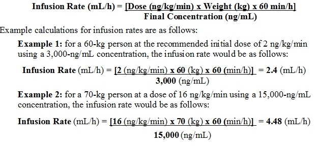 Iv Drip Rate Chart