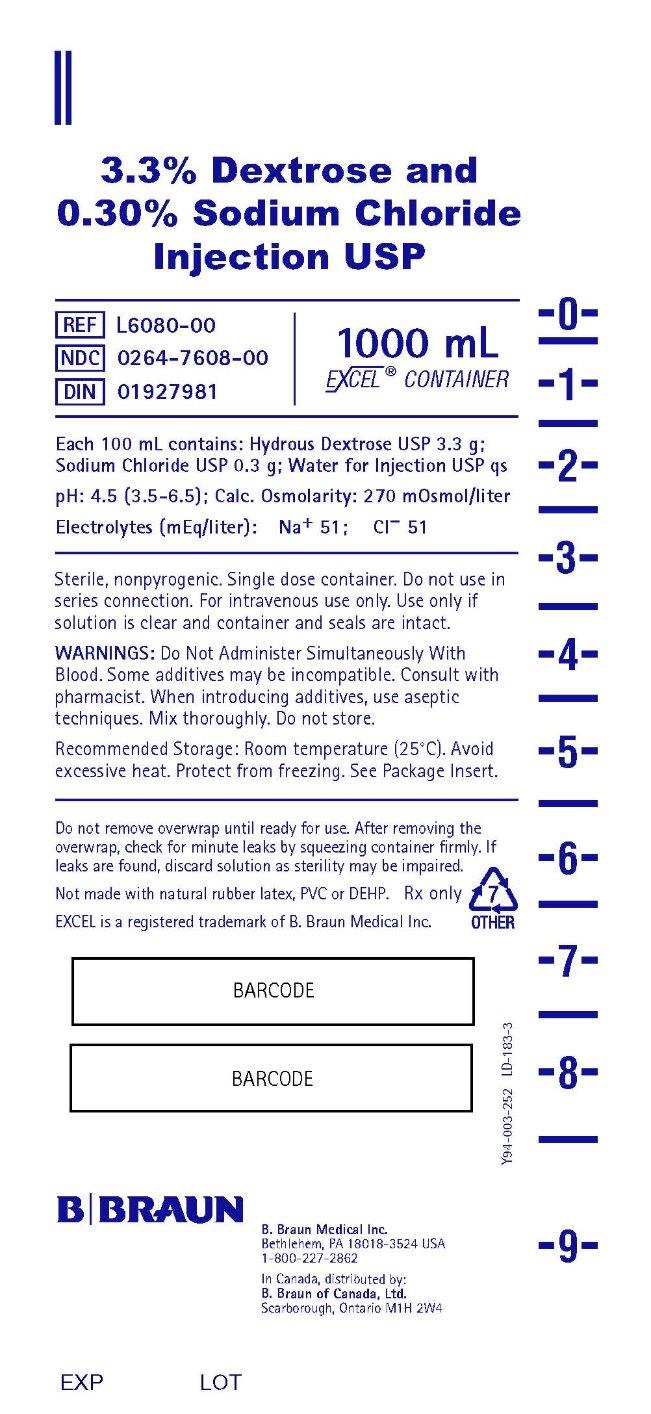 1000 mL Container Label L6080-00