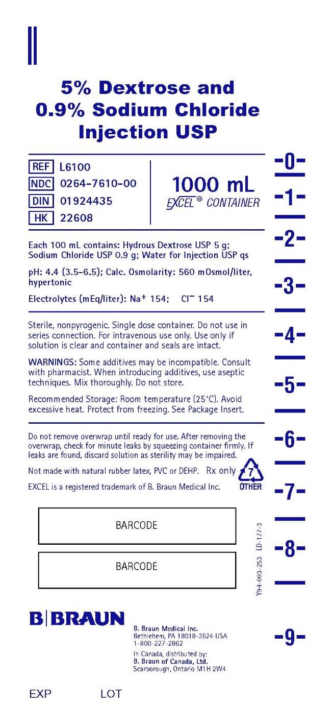 1000 mL Container Label L6100