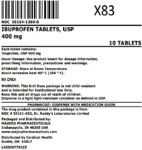 400mg bag label