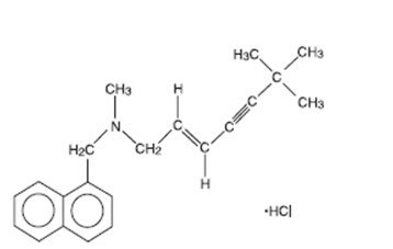 Terbinafine structure
