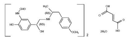 Image of Formoterol Fumarate Dihydrate Chemical Structure