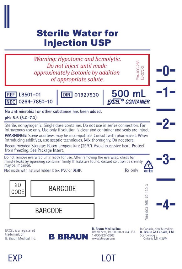 How do you make sterile water?