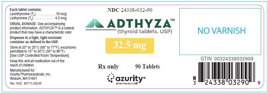 PRINCIPAL DISPLAY PANEL - 32.5 mg Tablet Bottle Label